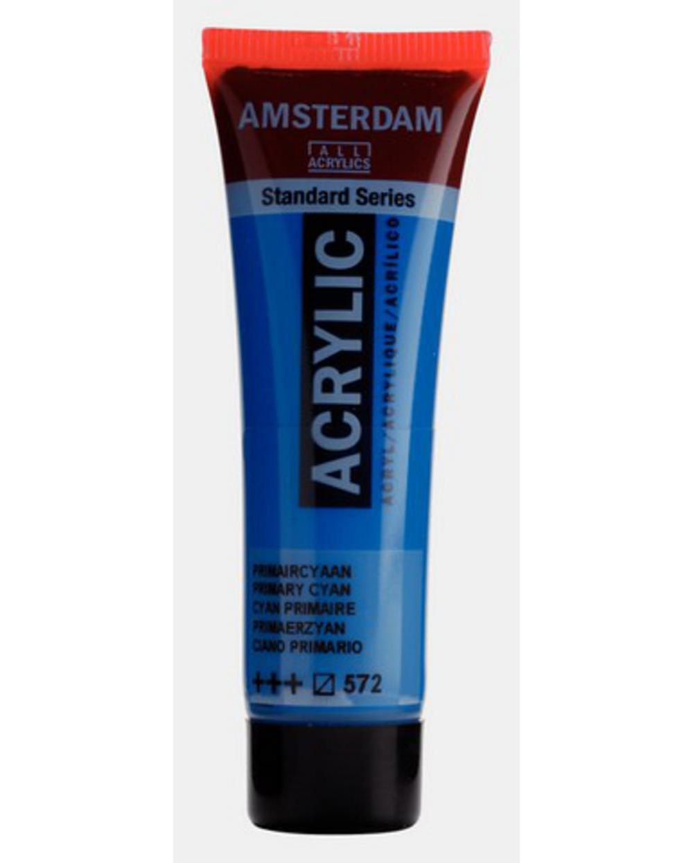 Amsterdam, Acrylic, Art & School, Paint, 20ml, 974510, Primary Cyan